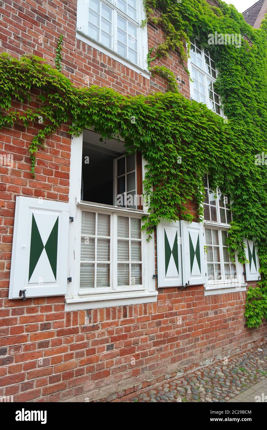 Ziegelfassade. Holländisches Viertel, Potsdam Stockfoto