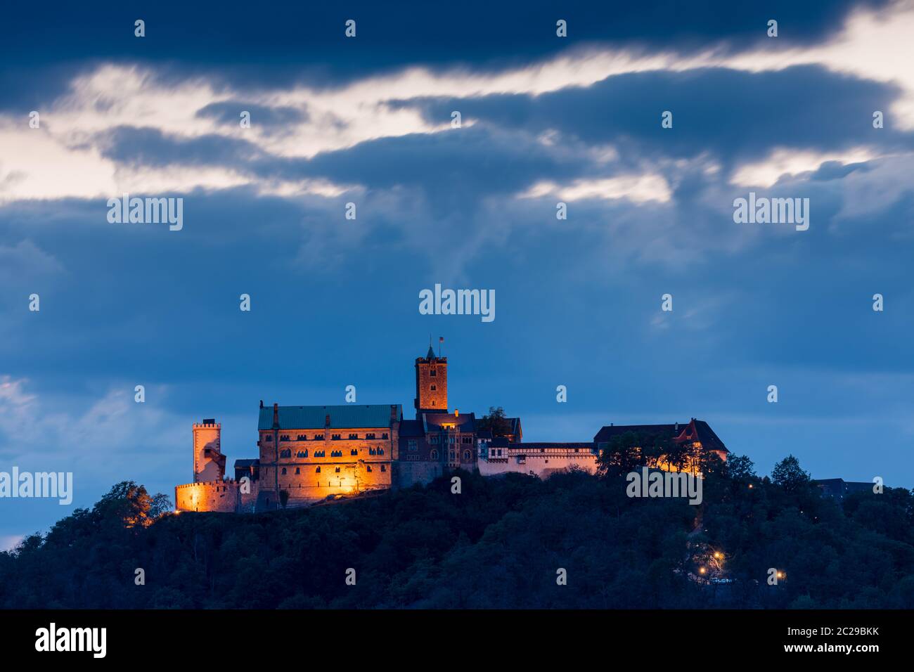 Die Wartburg bei Eisenach in Deutschland Stockfotografie Alamy