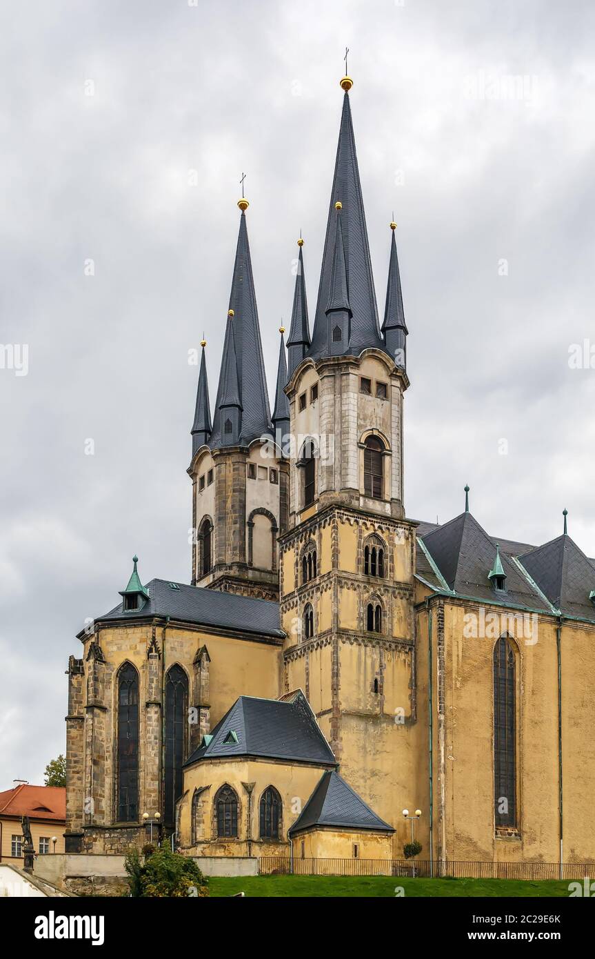 Kirche St. Nicolas, Cheb, Tschechien Stockfoto