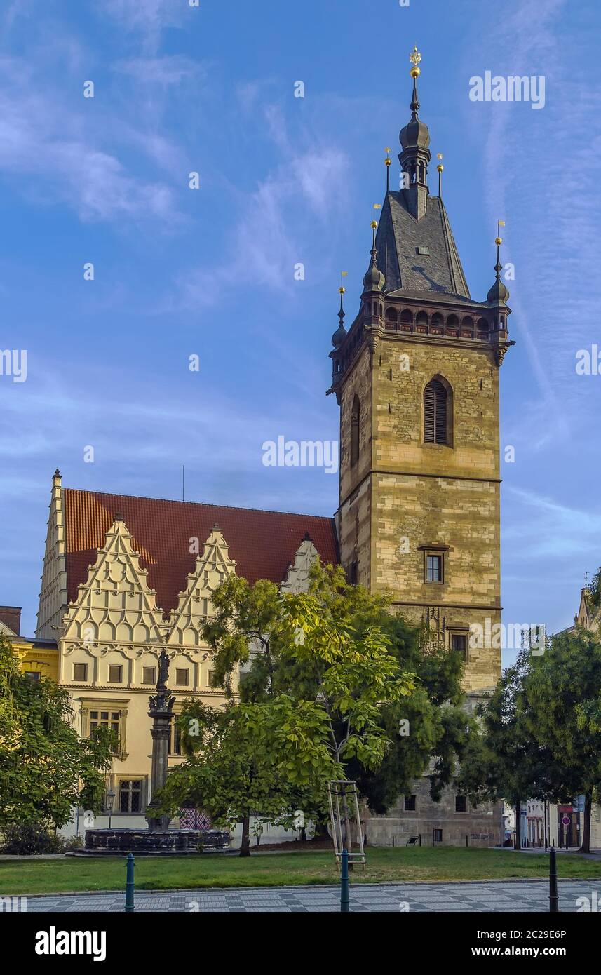 Neues Rathaus, Prag Stockfoto