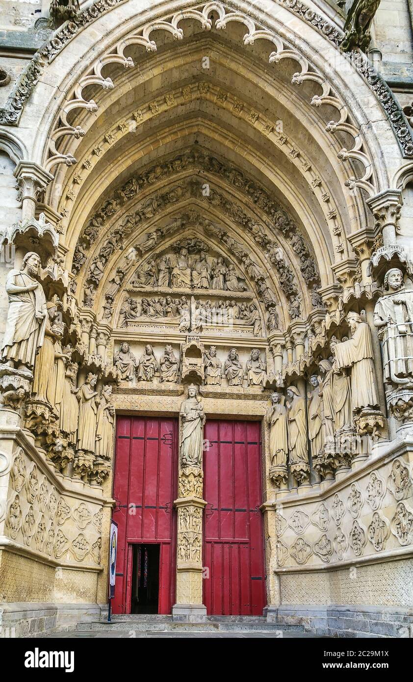 Kathedrale Von Amiens, Frankreich Stockfoto