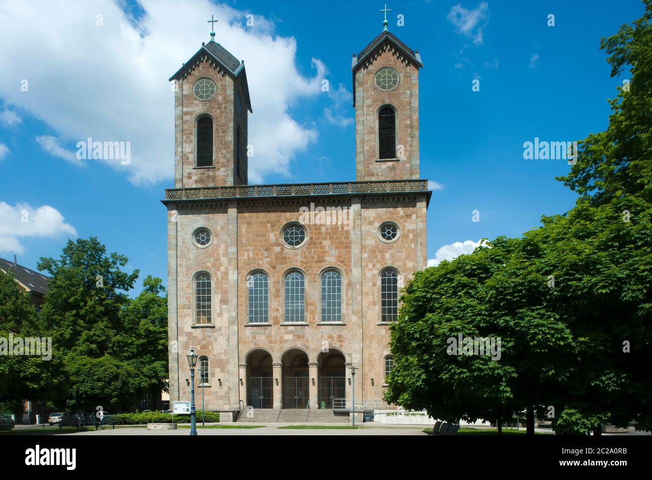 Deutschland, Nordrhein-Westfalen, Wuppertal-Barmen, Unterbarmer Hauptkirche Stockfoto