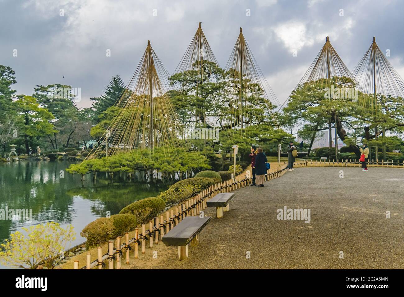 Kenroku-En Garden, Kanazawa, Japan Stockfoto