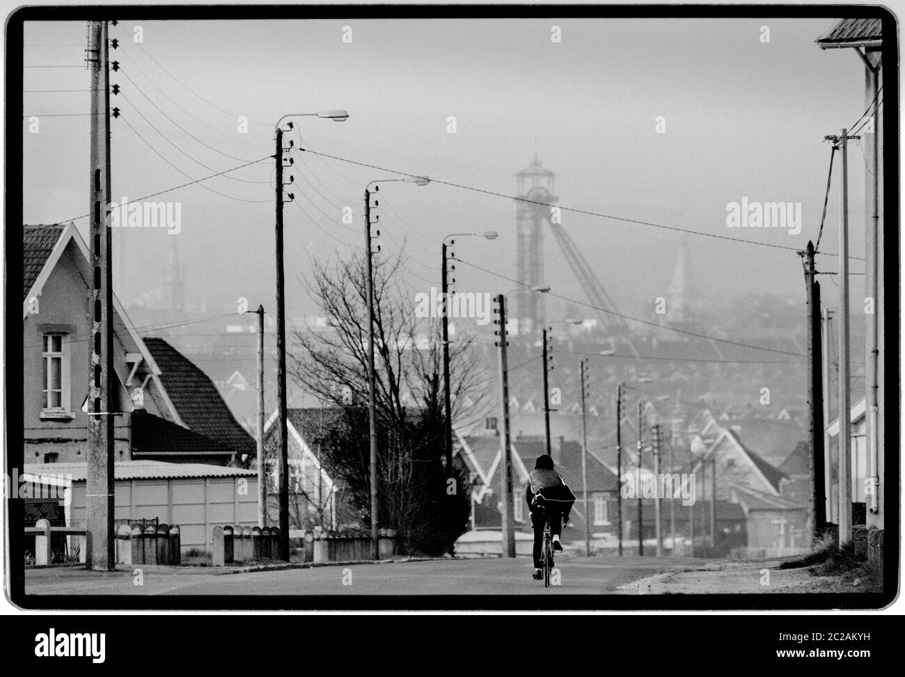 Frankreich Industrial North East 1988 Stockfoto