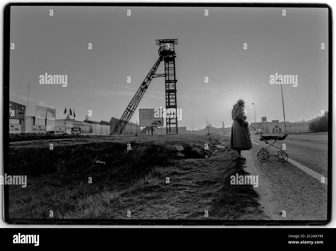 Frankreich Industrial North East 1988 Stockfoto
