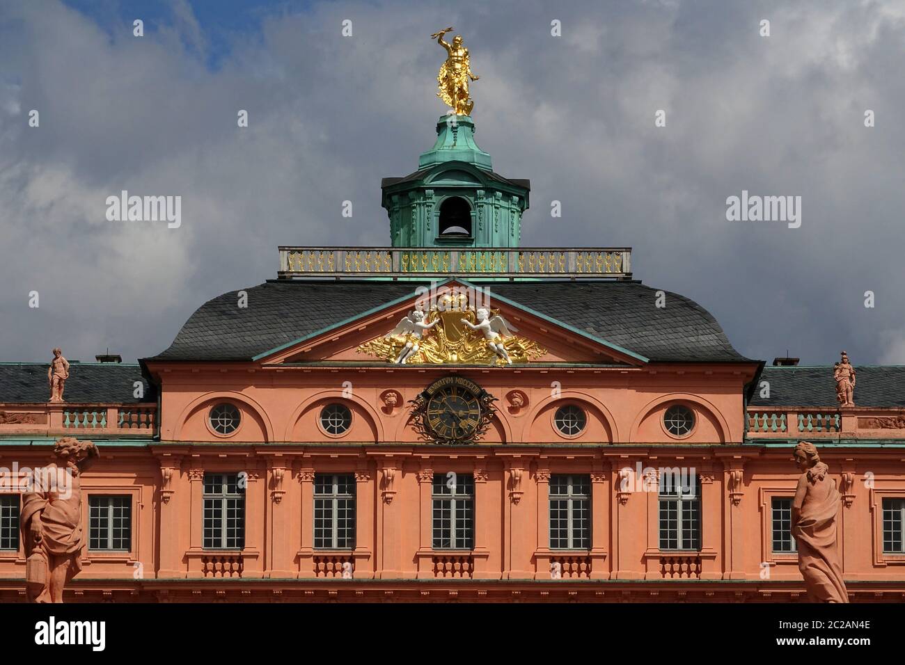 Das Barockschloss in Rastatt Stockfoto