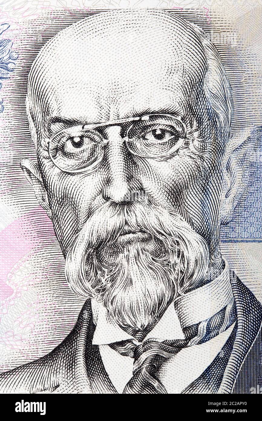Tomas Garrigue Masaryk Porträt Stockfoto