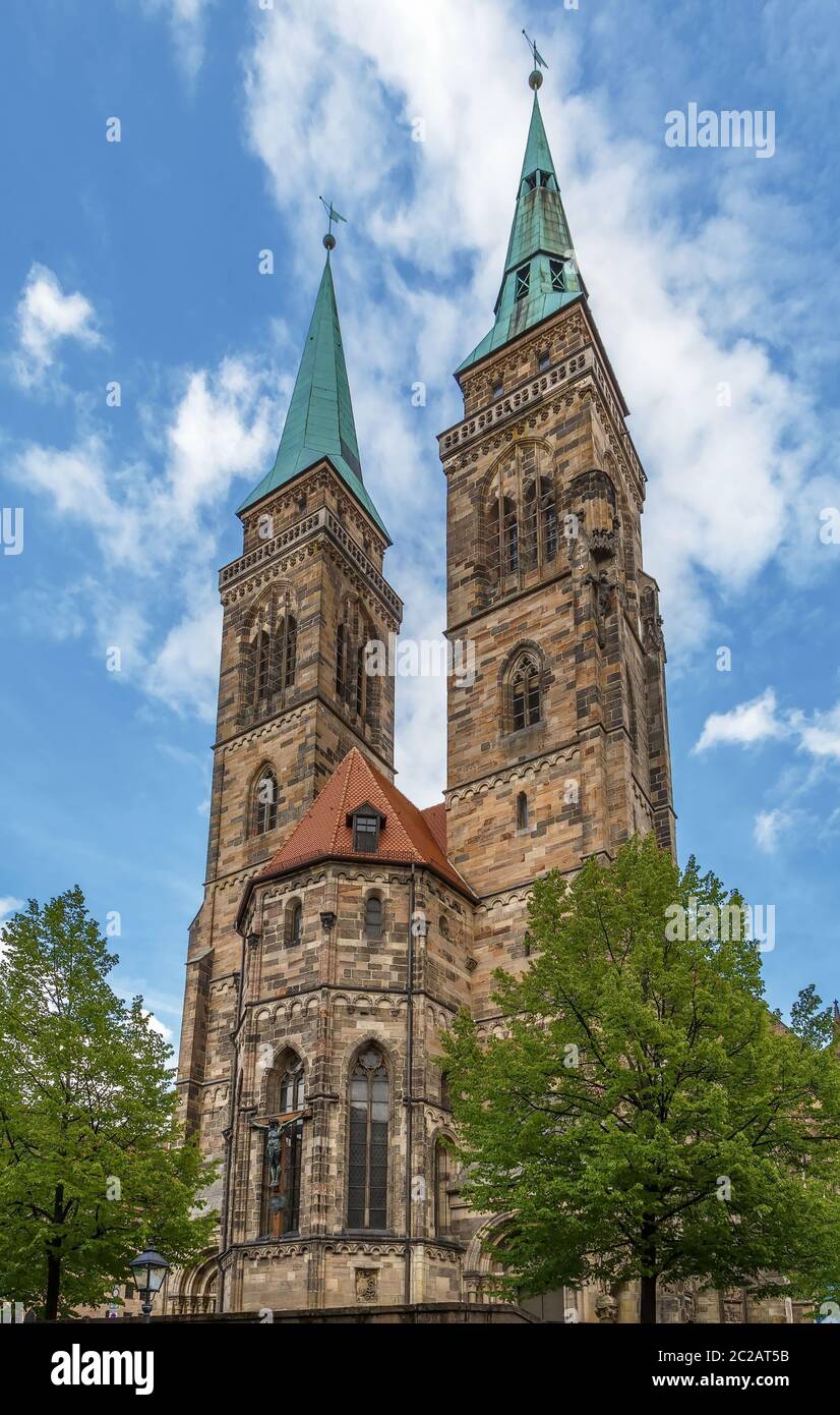 St. Sebaldus-Kirche, Nürnberg, Deutschland Stockfoto