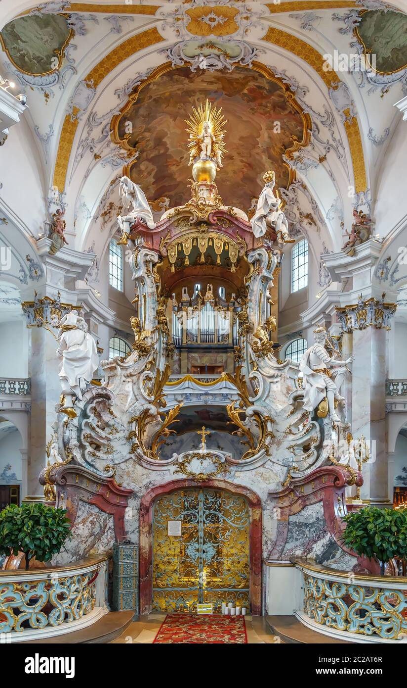 Die Basilika der vierzehn Heiligen Helfer, Deutschland Stockfoto