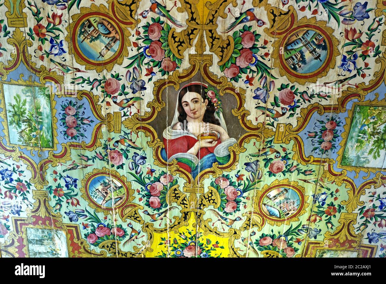 Naranjestan Museum und botanischen Garten, berühmter Ort zu besuchen, in Shiraz. Stockfoto