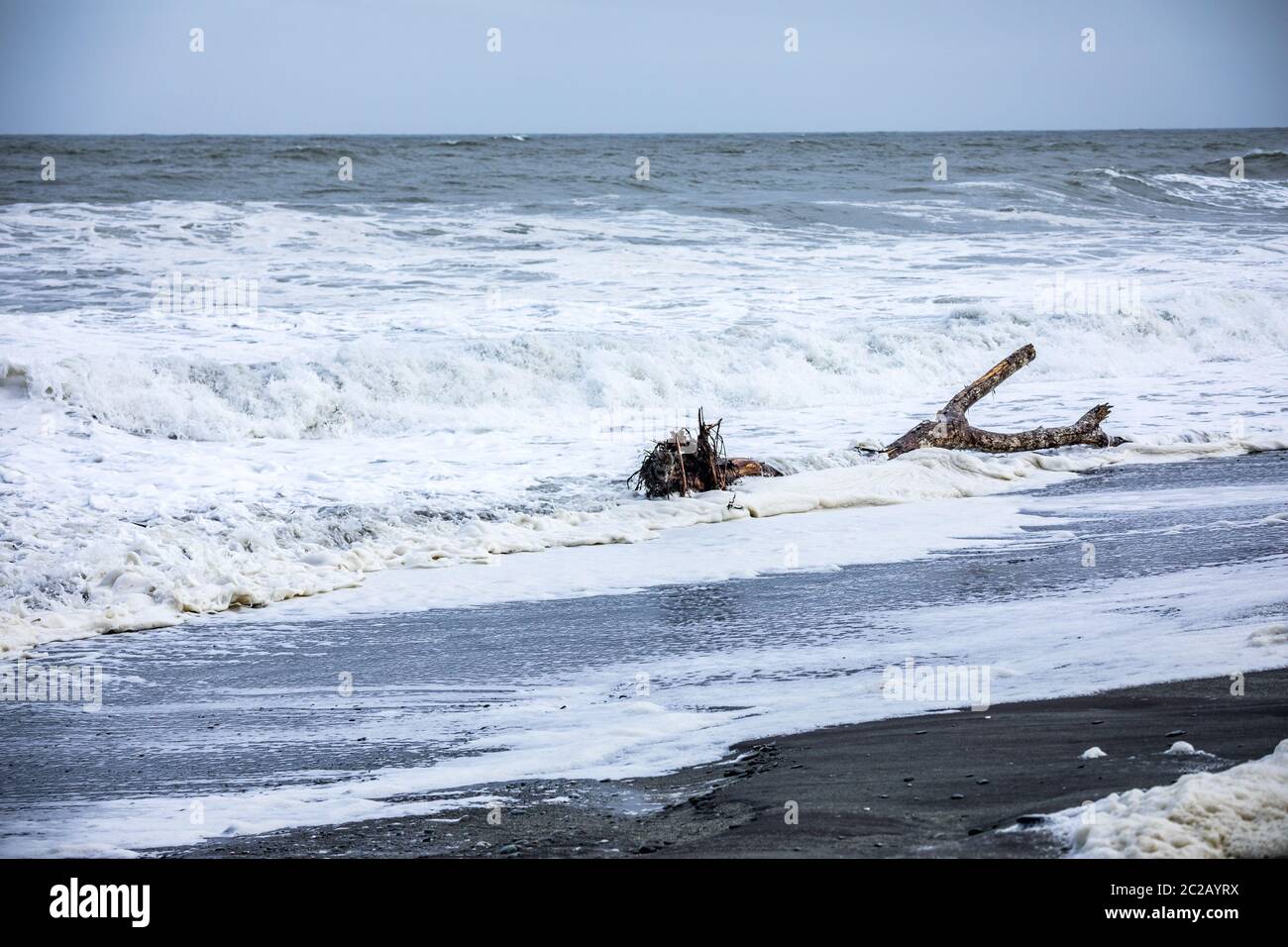 Jade Strand Hokitika, Neuseeland Stockfoto