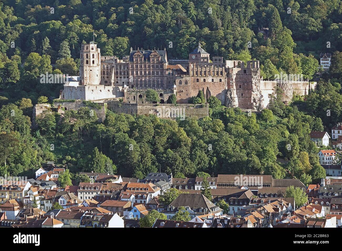 Heidelberger Schloss im September 2019 Stockfoto