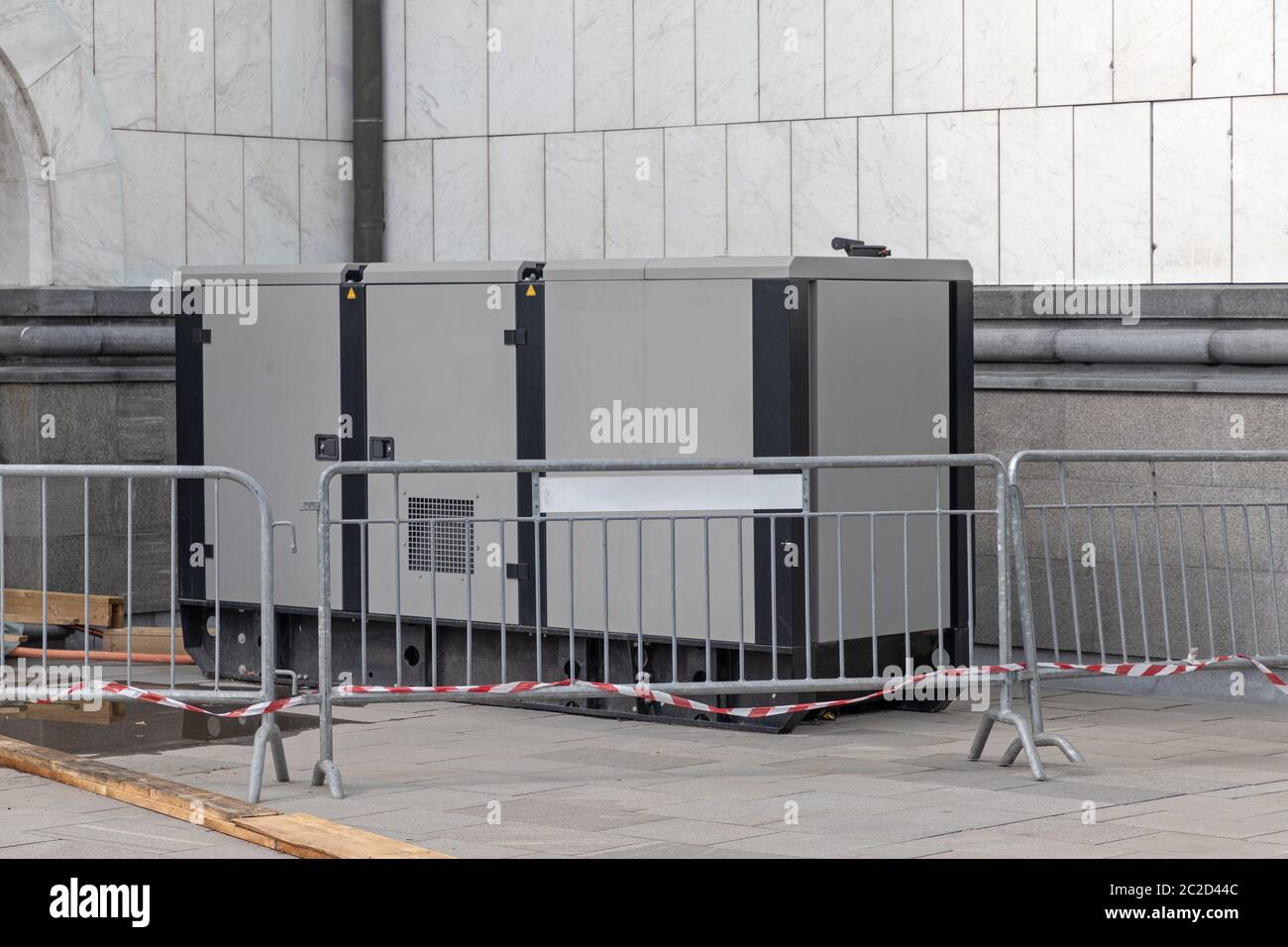 Stand durch Tragbare elektrische Power Generator Einheit Stockfoto