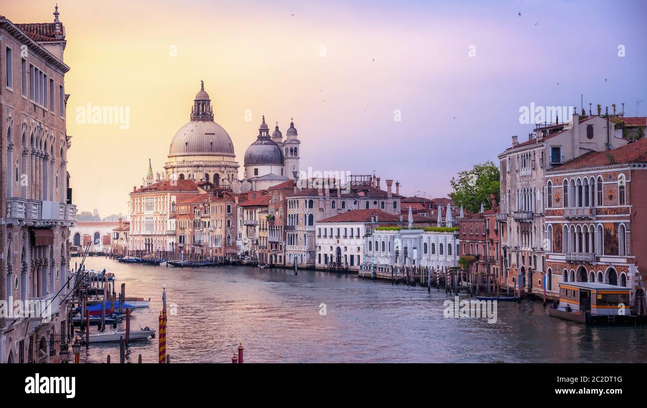 Stadtbild des Grand Canal in venedig, italien Stockfoto