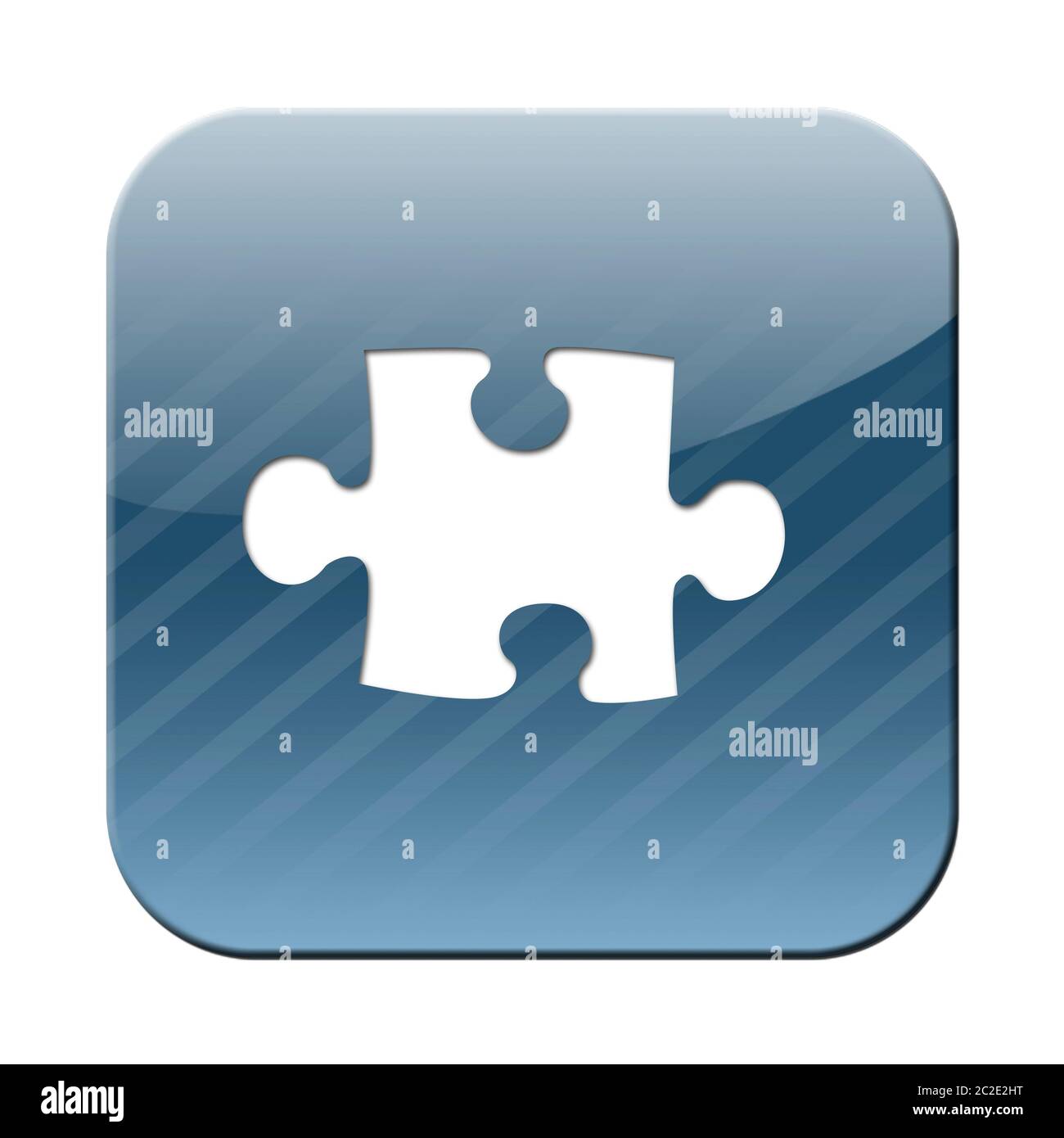 Ein Jigswwaw-Symbol - Symbol für Teamarbeit Stockfoto