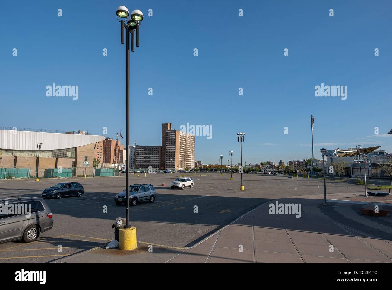 MCU Park Parkplatz in Coney Island Brooklyn Stockfoto