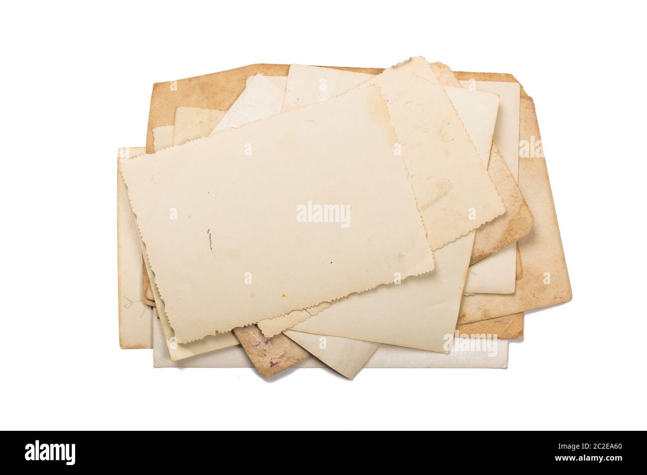 Alte Bilderrahmen. Vintage-Papier. Retro-Karte Stockfoto