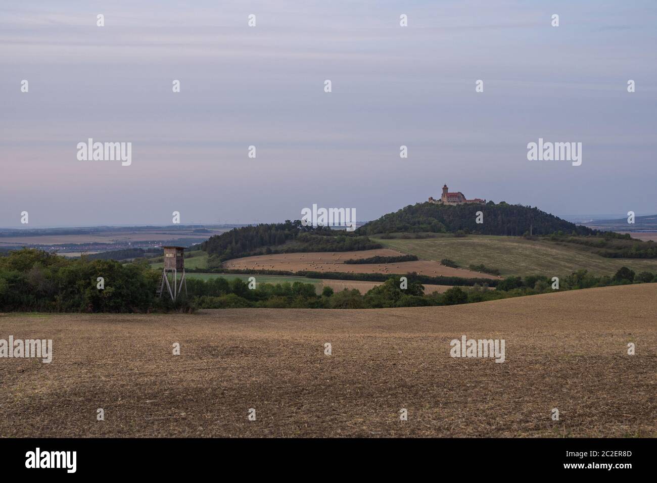 Landschaft im Spätsommer Stockfoto