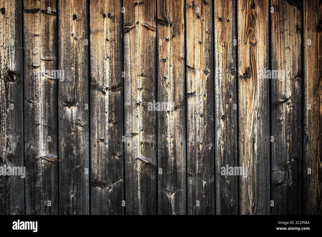 Holz Wand Textur Hintergrund. Rustikale Mauer aus altem Holz Textur. Rustikalen hölzernen Wand Textur. Alte Holz Wand Textur. Natürliche Holzstruktur Stockfoto