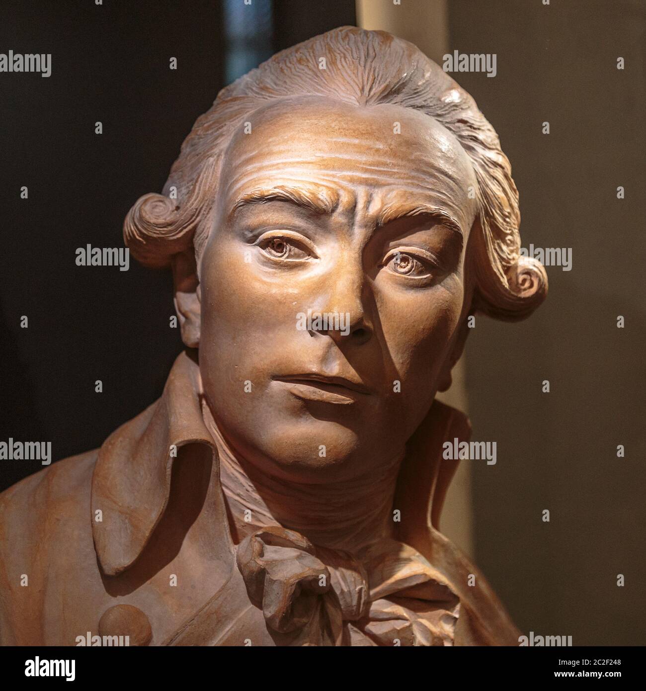 Paris, Frankreich - 1. April 2017: Maximilian Robespierre 1758-1794. Französischer Rechtsanwalt und Politiker, eine einflussreiche Figur verbunden Stockfoto