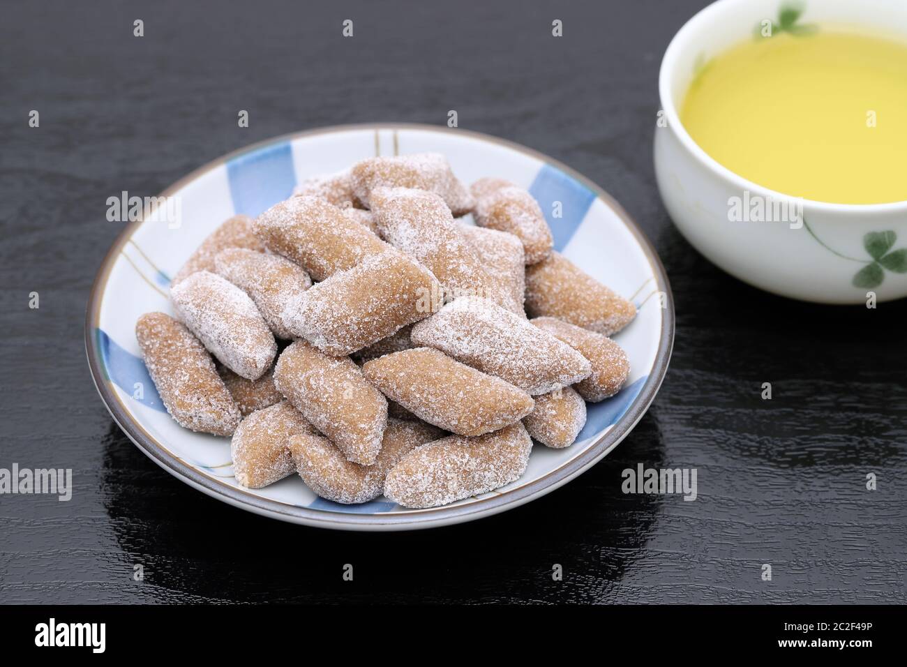 Japanische Süßwaren, Süßigkeiten Genkotu ame Stockfoto