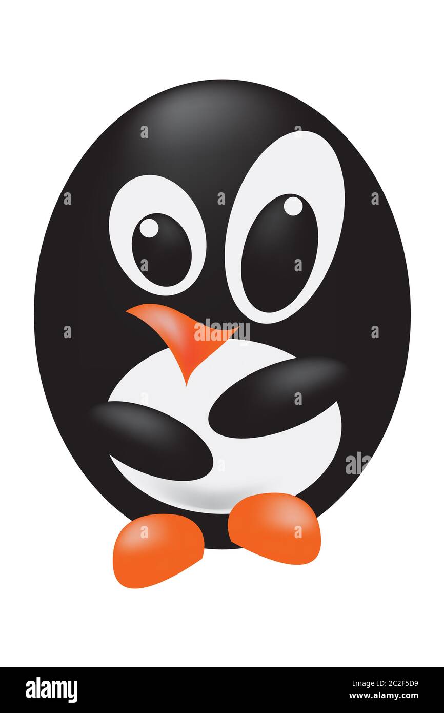 niedlichen Pinguin cartoon Stockfoto
