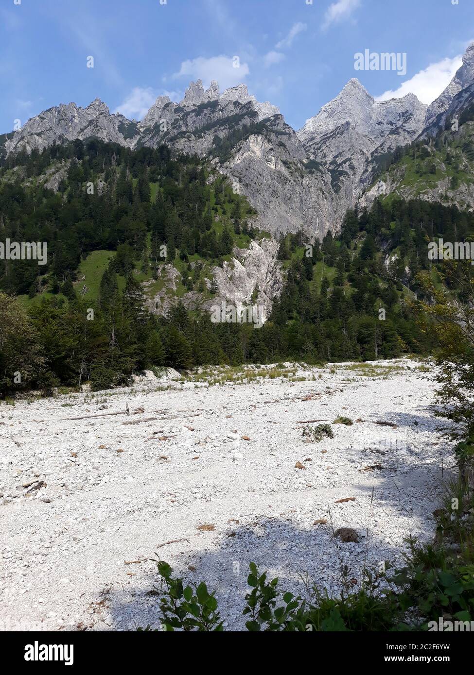 Totes Gebirge/Tote Berge in GrÃ¼nau Stockfoto