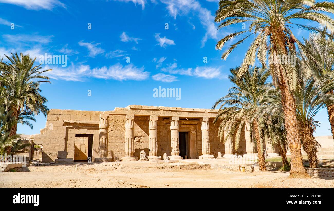 Der Totentempel von Seti I ist der Gedächtnistempel oder Totentempel des Neuen Königreiches Pharao Seti I. Es ist in der Theban Nekropole in U gelegen Stockfoto