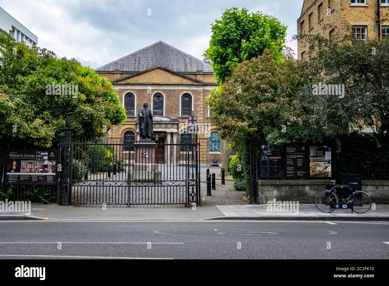 Wesley's Chapel - eine methodistische Kirche im südlichen Teil des Londoner Stadtteils Islington Stockfoto