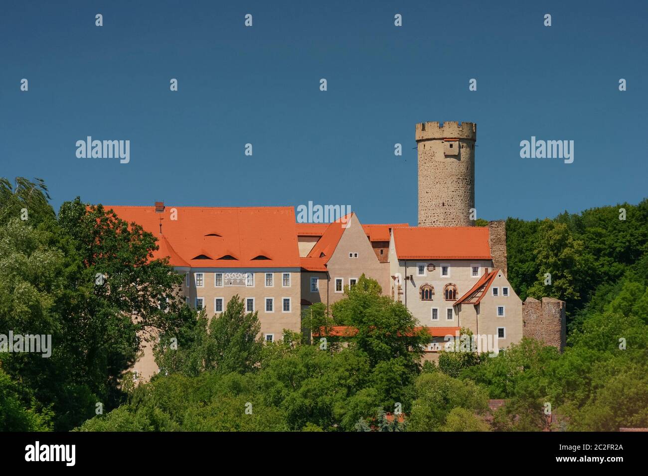 Burg Gnandstein bei Frohburg Sachsen Deutschland Stockfoto