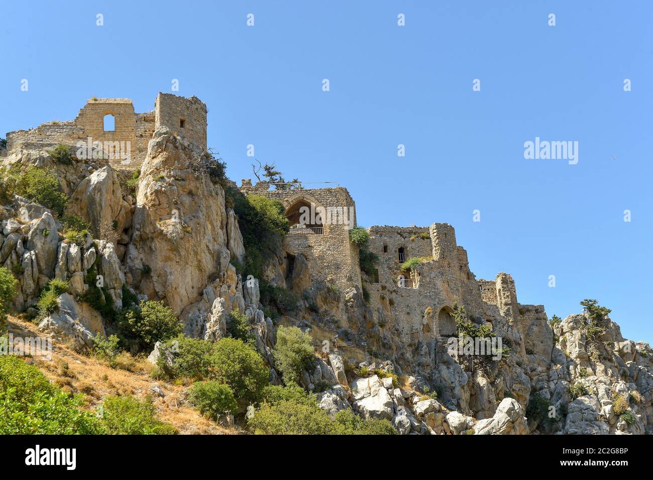 Templer Castle in Nordzypern Stockfoto