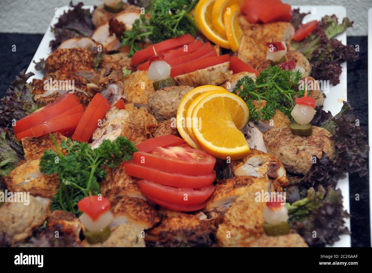 Catering-Essen Stockfoto