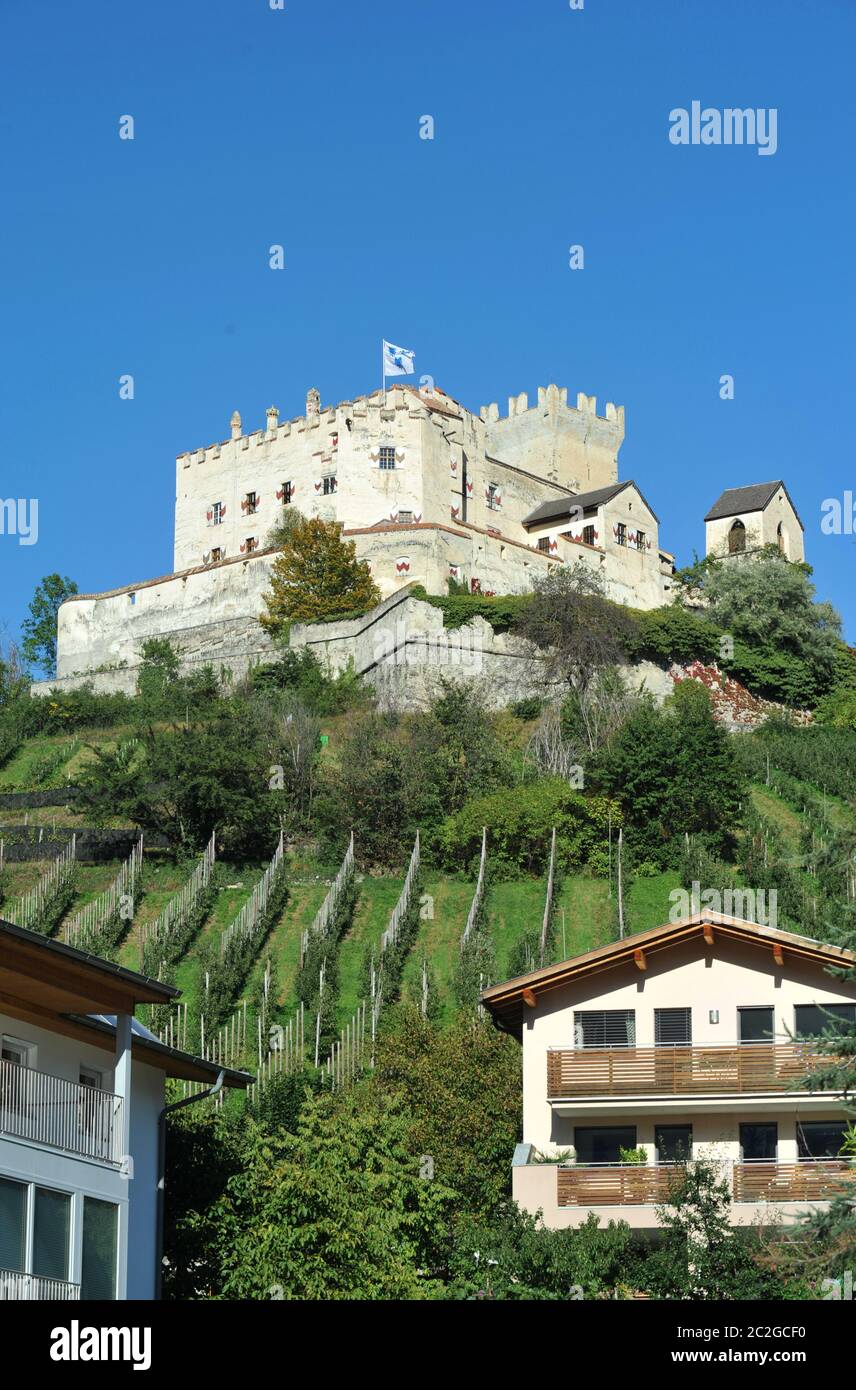 Churburg Castel Coira in Schluderns Stockfoto