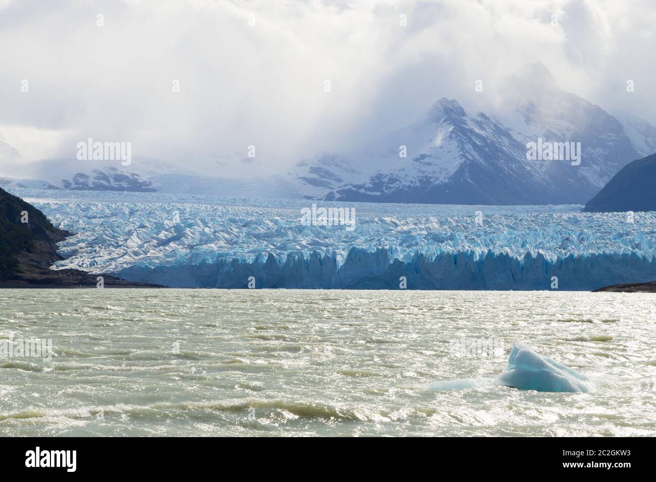 Der Gletscher Perito Moreno, Patagonien, Argentinien. Patagonische panorama Stockfoto
