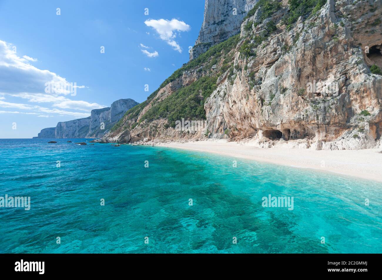 Sardische Küste am Golfo di orosei, Italien Stockfoto