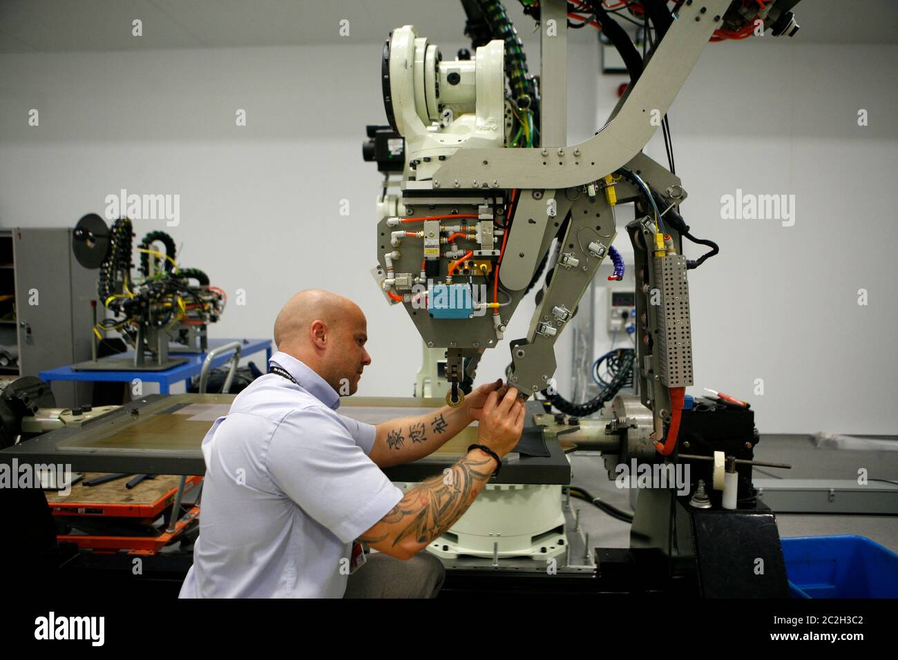 Das Advanced Manufacturing Research Center (AMRC) mit Boeing, Orgreave Sheffield. Stockfoto