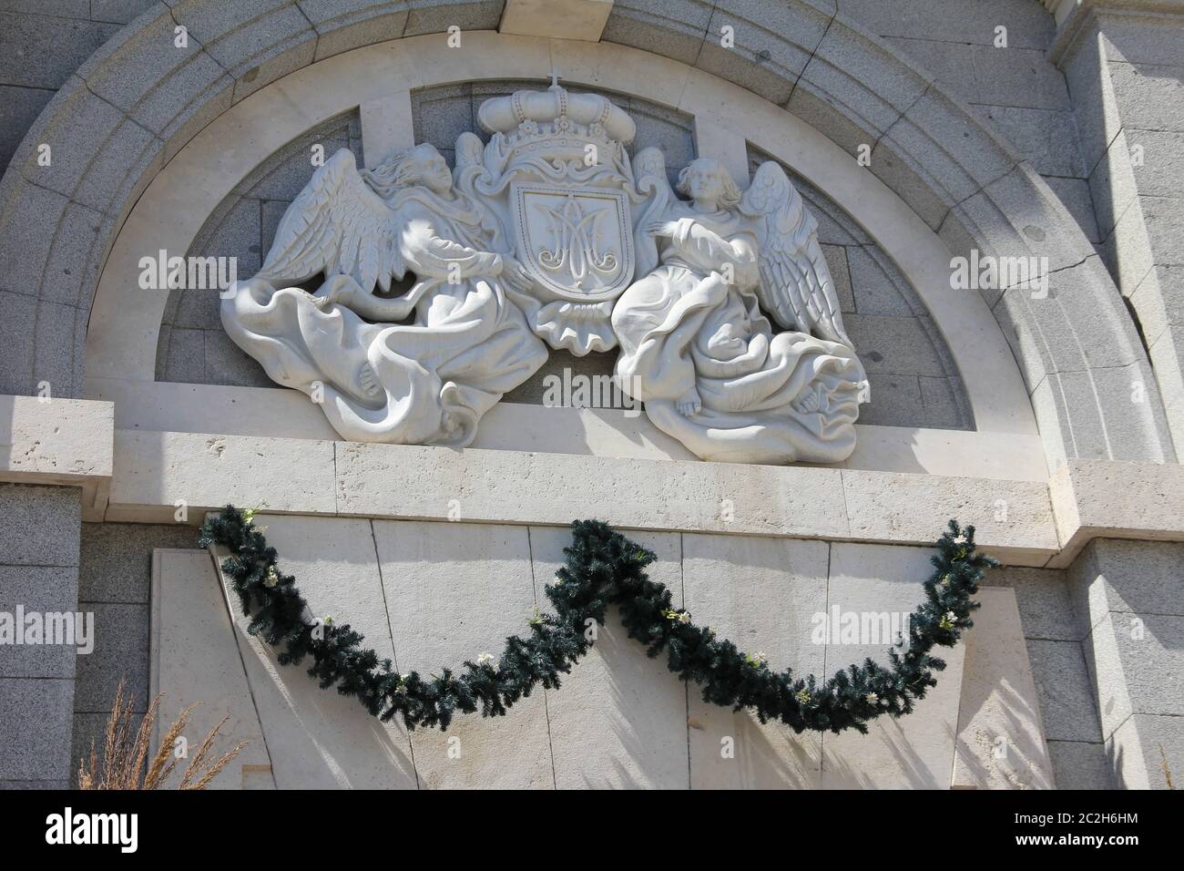 Die Almudena Kathedrale in Madrid, Spanien Stockfoto