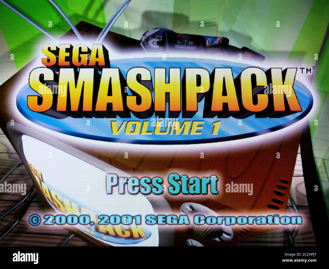 Sega Smash Pack Volume 1 - Sega Dreamcast Videospiel - nur für redaktionelle Verwendung Stockfoto