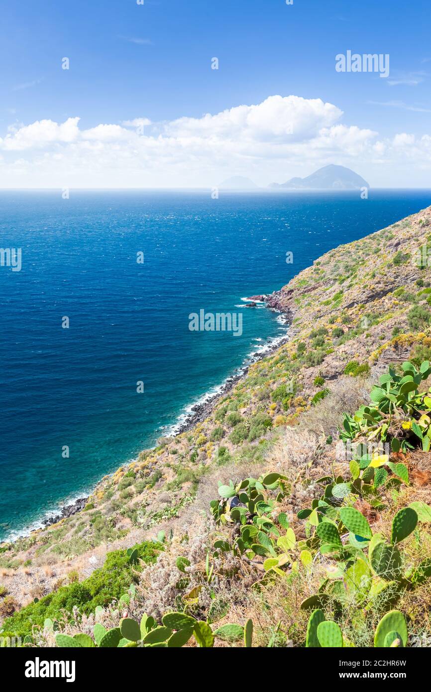 Liparischen Inseln Stockfoto