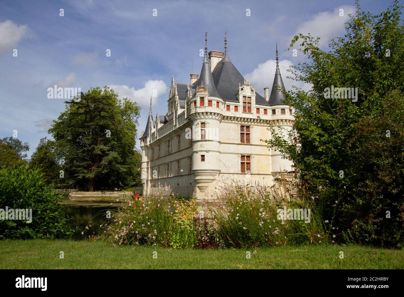 Château d'Azay-le-Rideau Stockfoto