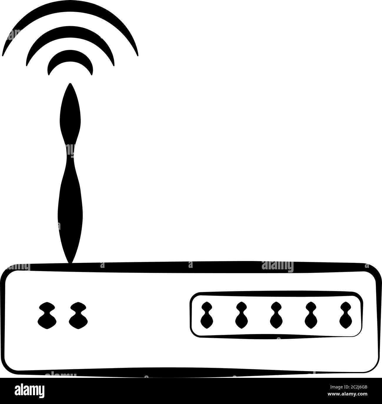 ModemSymbol, Modem Vector Art Illustration Alamy