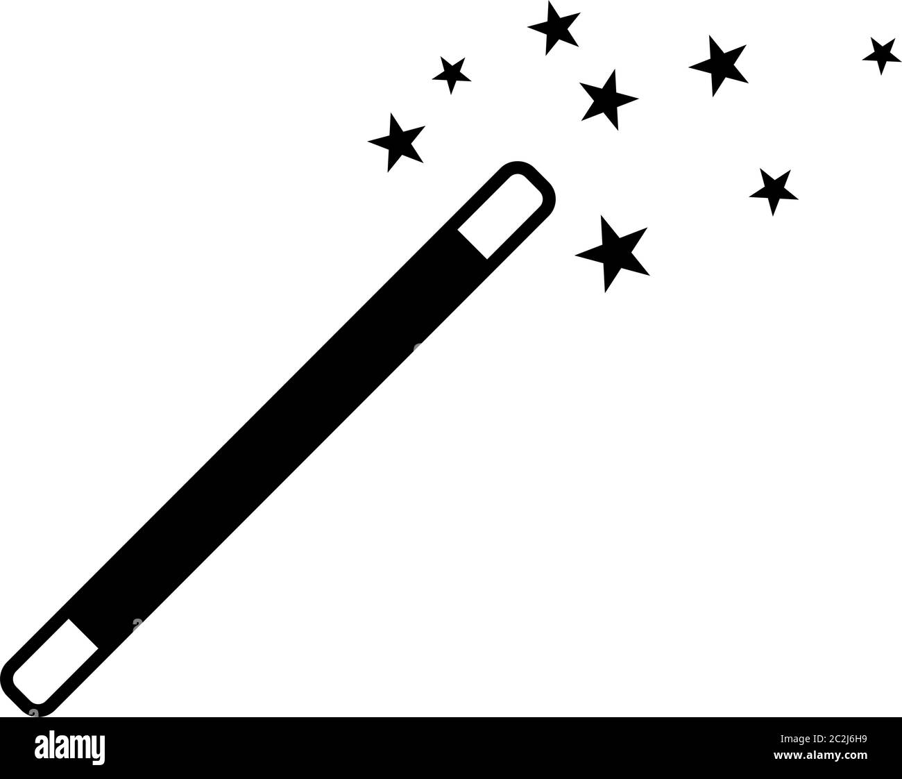 Zauberstab Symbol Vektor Kunst Illustration Alamy