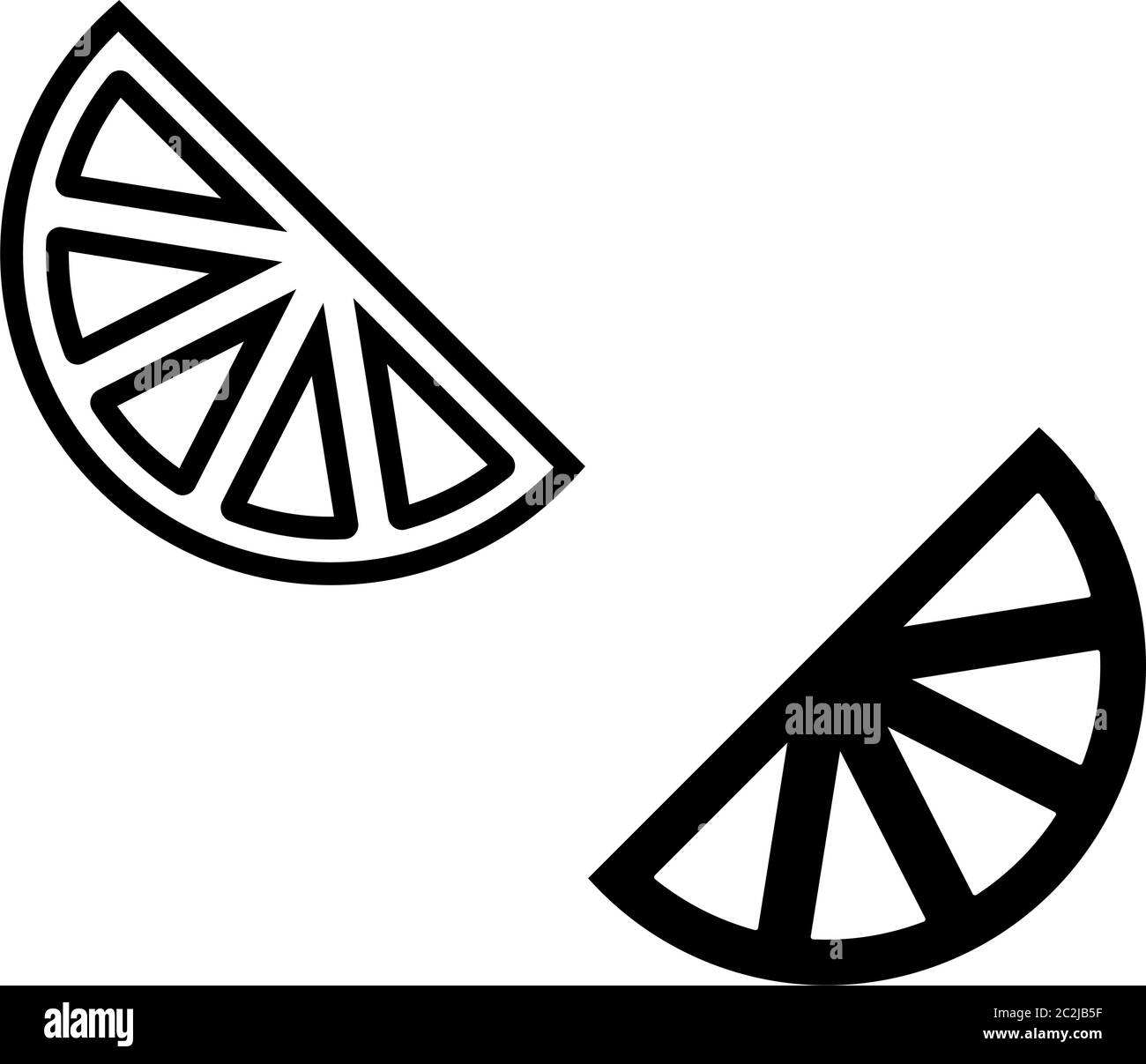 Zitrone Symbol, Zitrone Vektor Art Illustration Stock Vektor