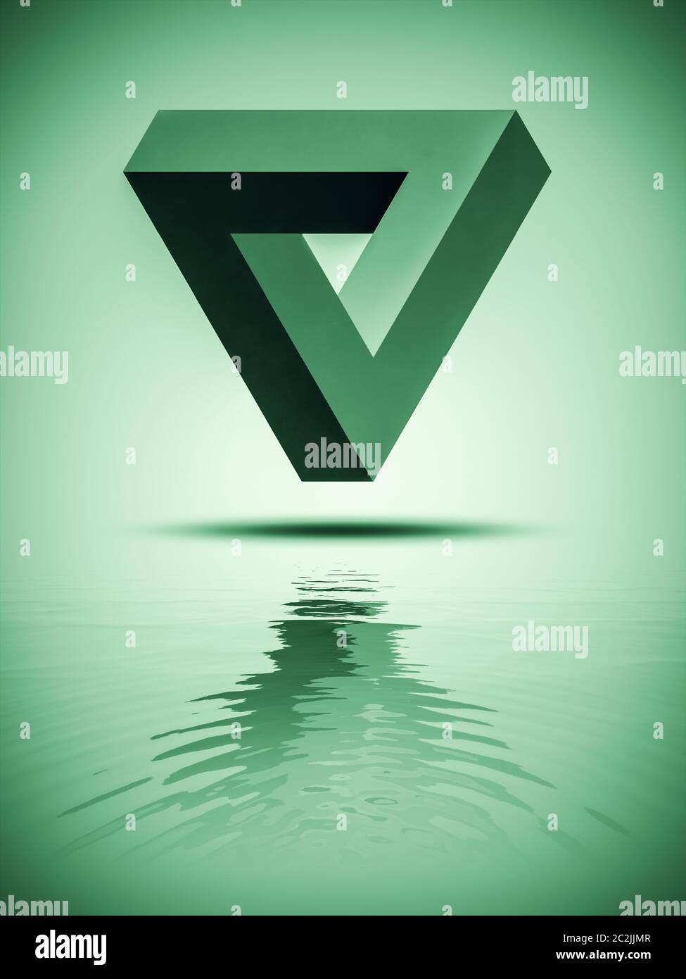 penrose Endless Loop Dreieck Stockfoto