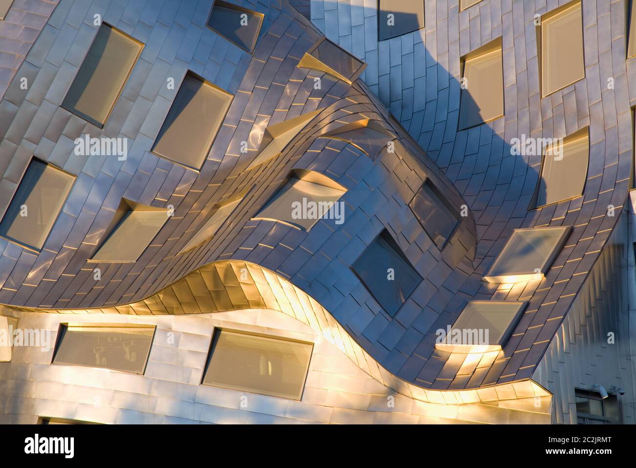 Cleveland Clinic Lou Ruvo Center for Brain Health (Architekt Frank Gehry), Las Vegas, Nevada, USA, Nordamerika Stockfoto