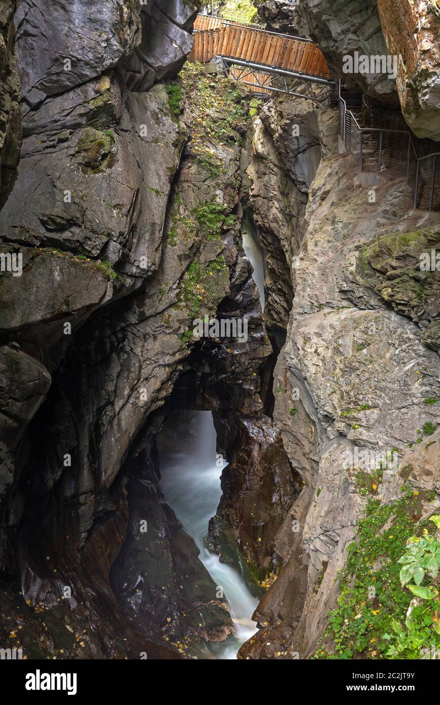 Gilfenklamm Schlucht in der Nähe von Sterzing (Vipiteno), Südtirol Stockfoto