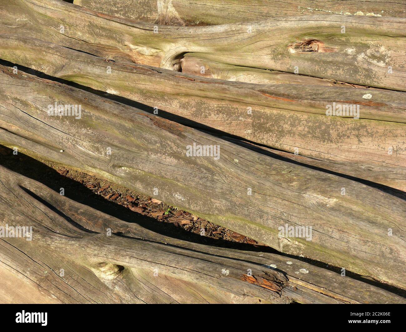 Holzplatten Stockfoto