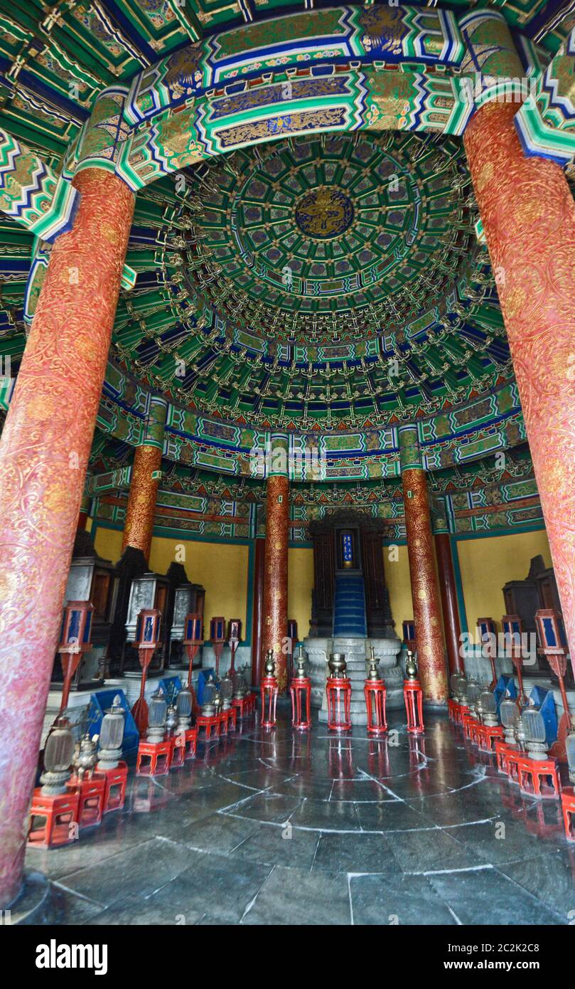 Himmelstempel: Das Innere des Kaiserlichen Gewölbes des Himmels. Peking, China Stockfoto