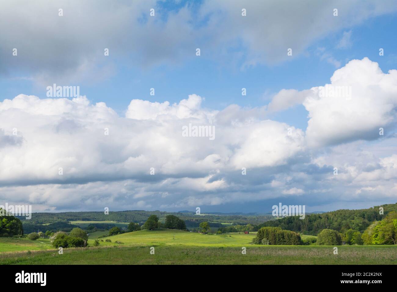 Landschaft in der Eifel - Deutschland Stockfoto