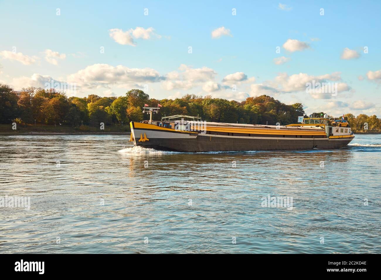 Rhein-Schiff Stockfoto